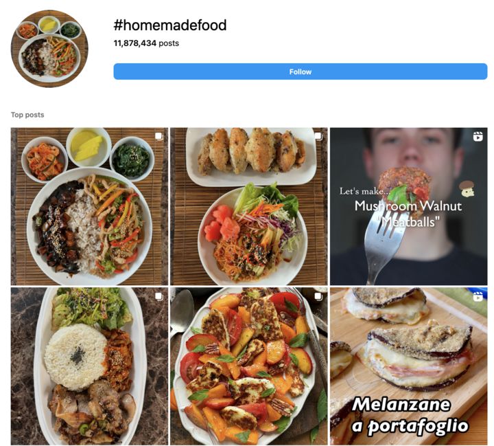 food hashtags-homemadefood