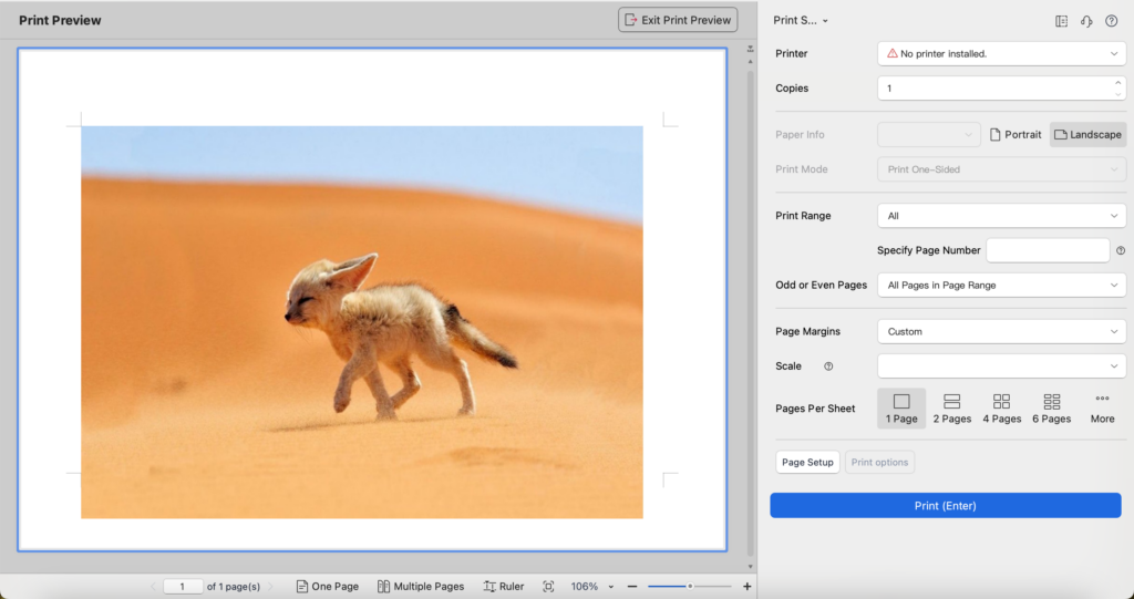 How to Print a Large Image on Multiple Pages in Microsoft Word