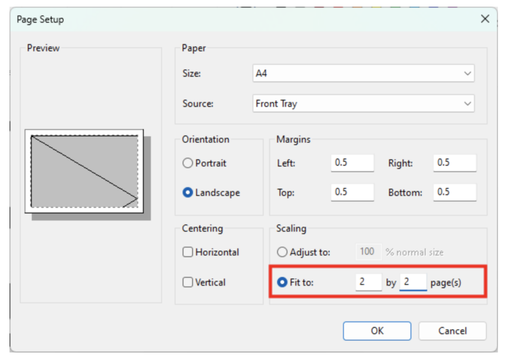 How to Print a Large Image on Multiple Pages with Windows Paint