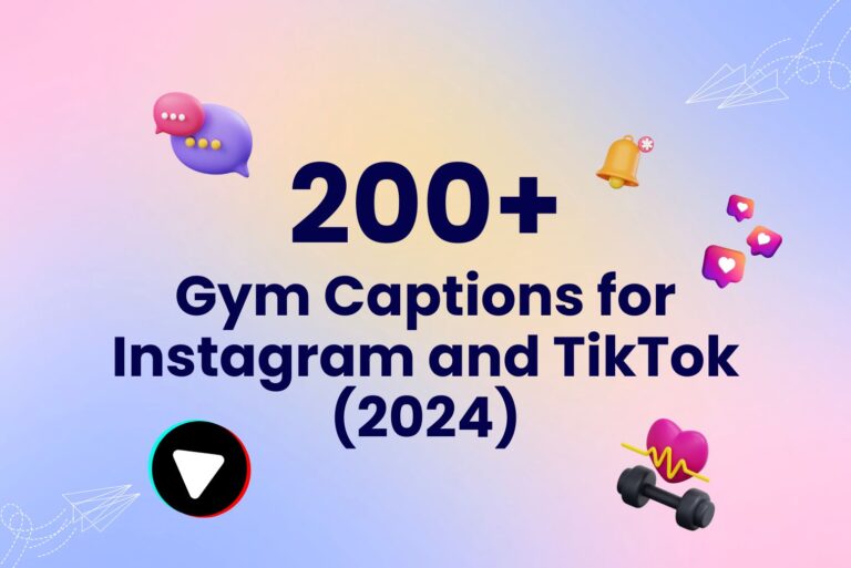 200+ Gym Captions for Instagram and TikTok (2024)