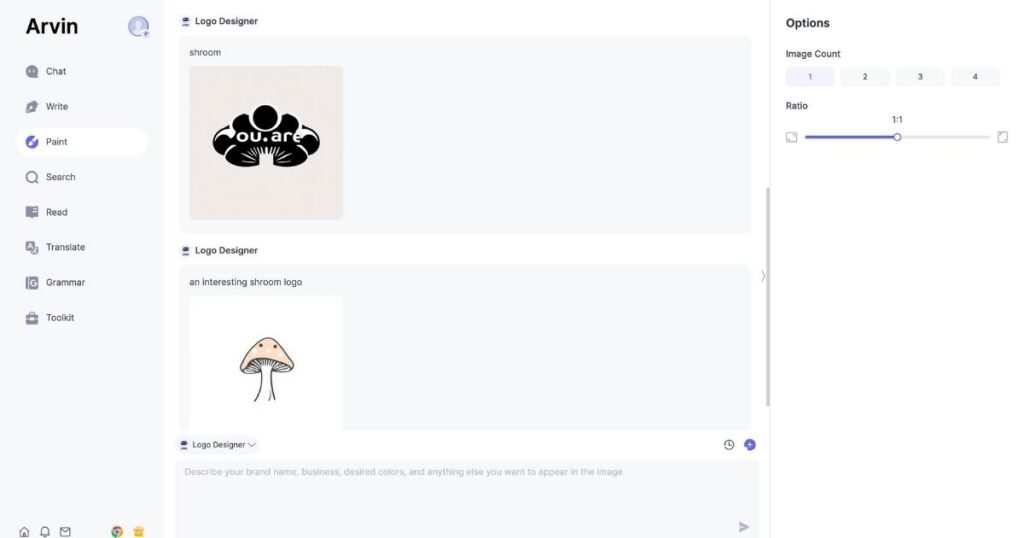 Learn How to Ask AI to Make a Shroom Logo Easily-arvin