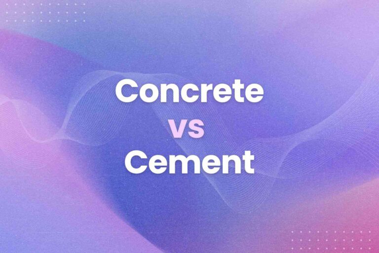 Concrete vs Cement: Synonyms and Synecdoches