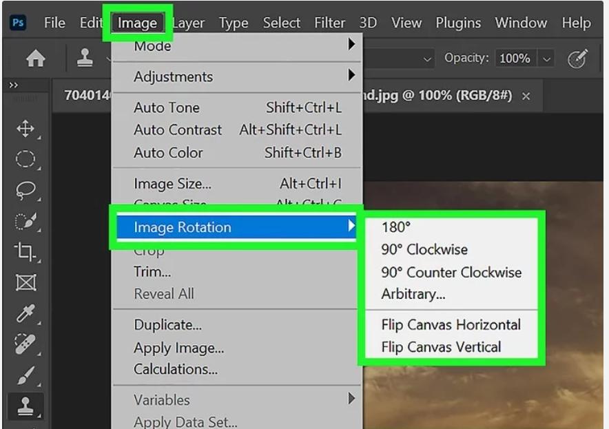 How to Rotate the Canvas in Photoshop