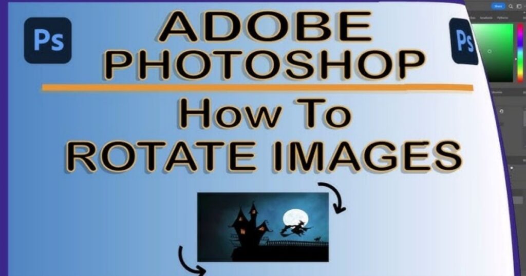 how to rotate an image in photoshop