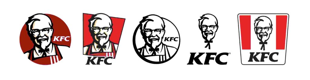 KFC famous logos