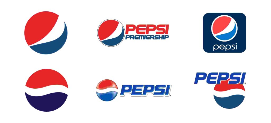 Pepsi famous logos