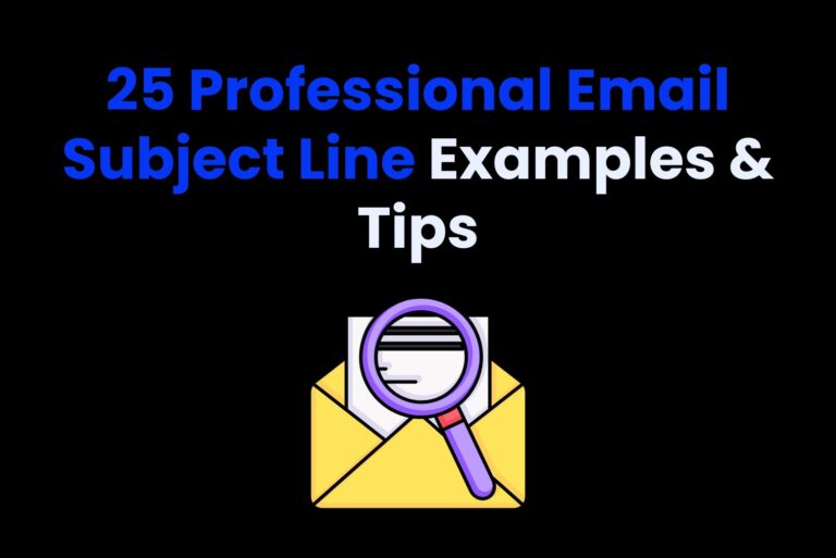 25 Professional Email Subject Line Examples & Tips for Perfect Introduction