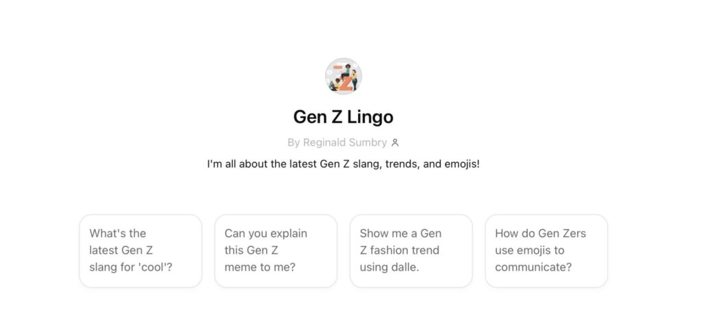 The Gen z lingo gpt will decode any new slangs of the generation