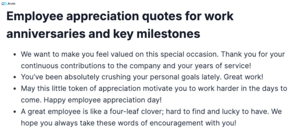 Employee appreciation quotes for personnel vs personal blog