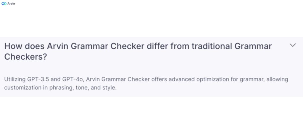 FAQ How Arvin AI's Grammar Checker is different (personnel vs personal)