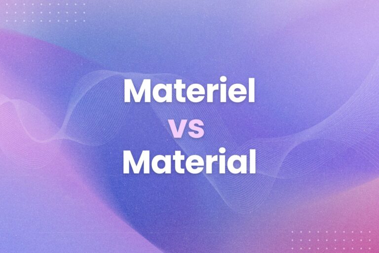 Materiel vs Material: How to Use