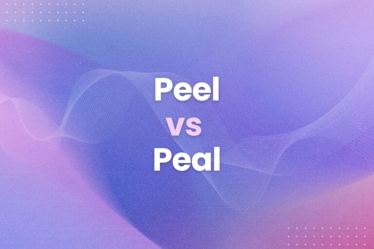 Peel vs Peal: What Is Correct?