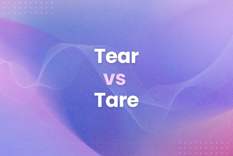 Tear vs Tare Explained: Simple Tips to Never Confuse Them Again