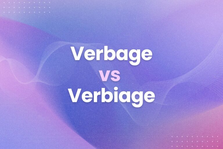 Verbage vs Verbiage: Why Only One of These Words Is Correct