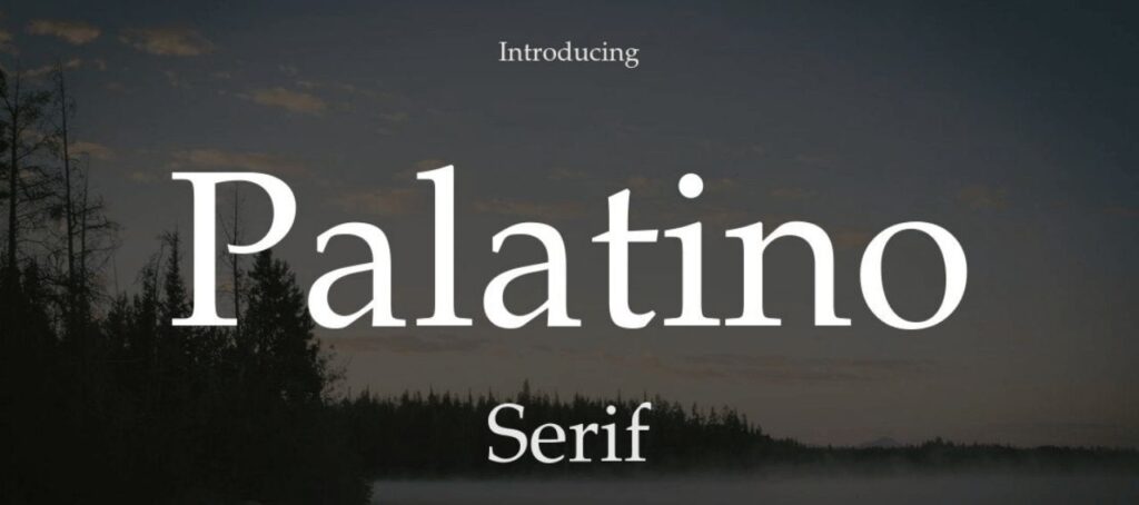 Best Fonts for Logos: Palatino