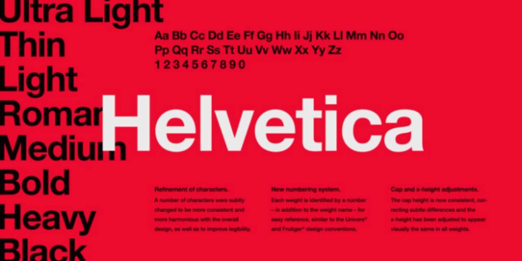 Best Fonts for Logos: Helvetica