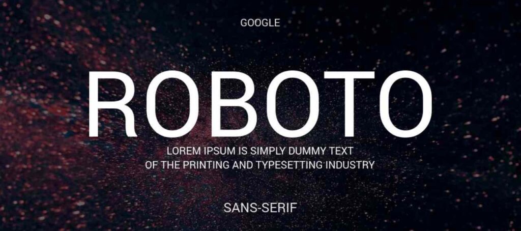 Best Fonts for Logos: Roboto