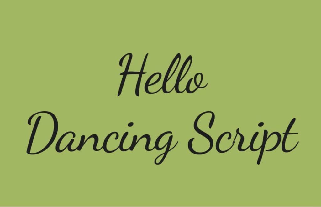 Dancing Scripts