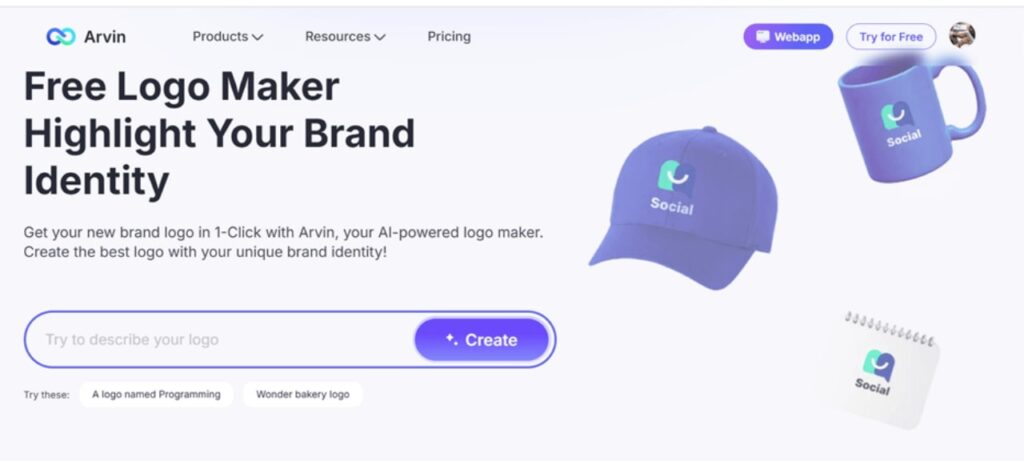 Steps to Use Arvin AI for Logo Design