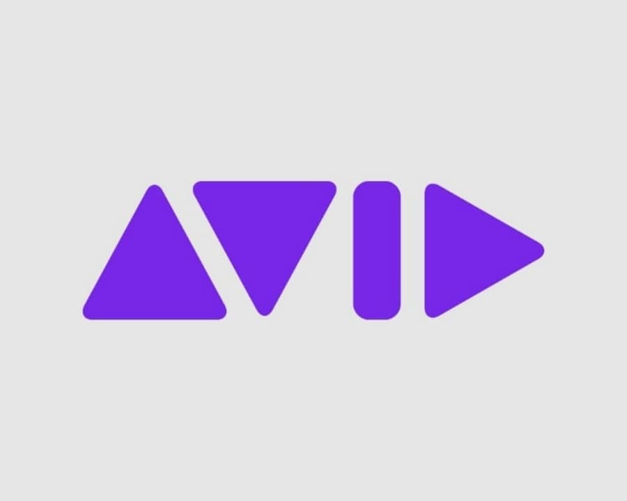 Avid Technology purple logo