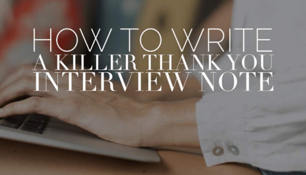 How to Write a Thank You Email After an Interview