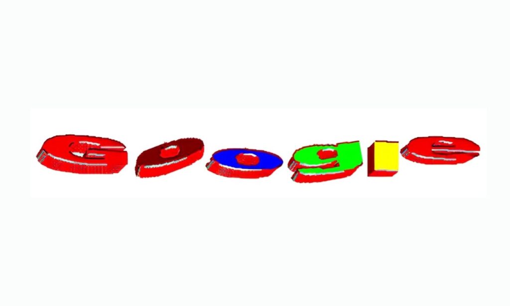 google logo history in 1997 