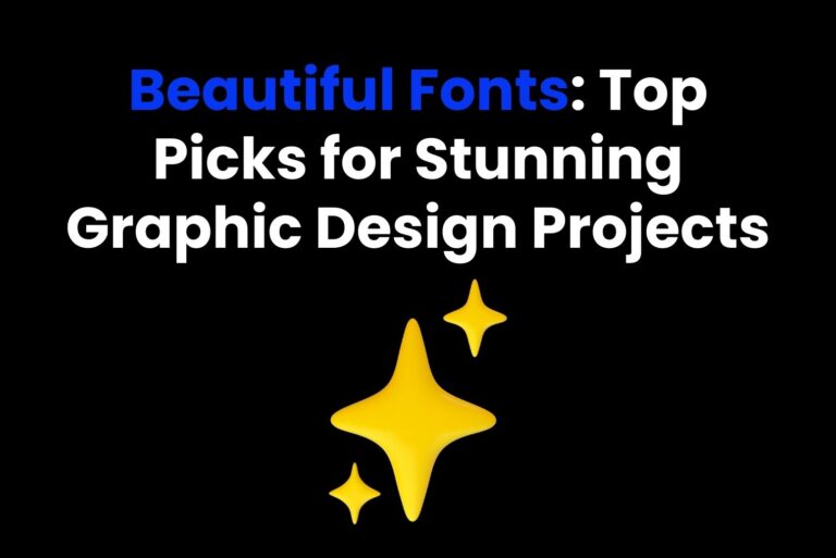 Beautiful Fonts: Top Picks for Stunning Graphic Design Projects