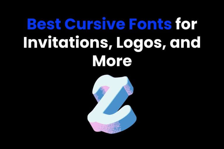 Best Cursive Fonts for Invitations, Logos, and More