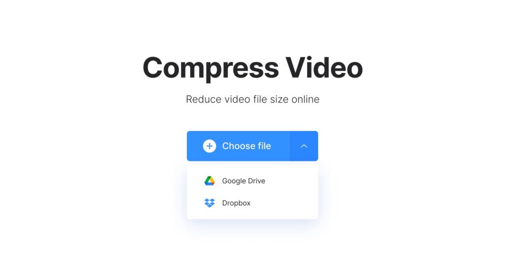 compression of video files to send a video through email