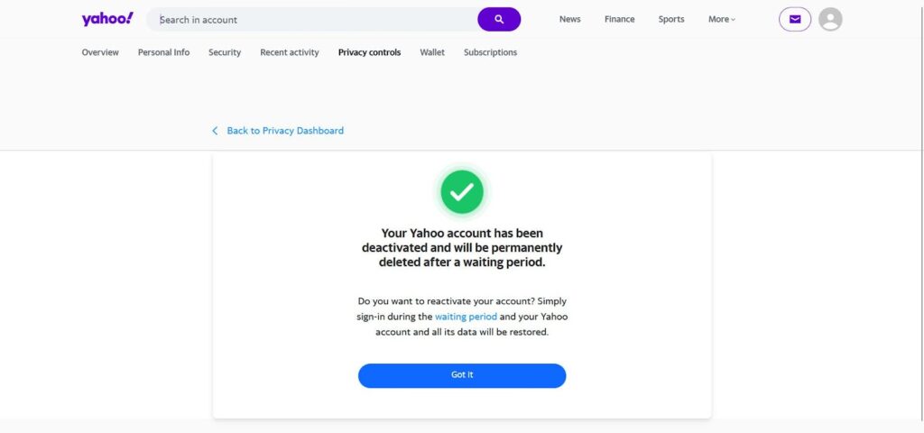 deactivated yahoo account - "How To Delete Yahoo Email Account?"