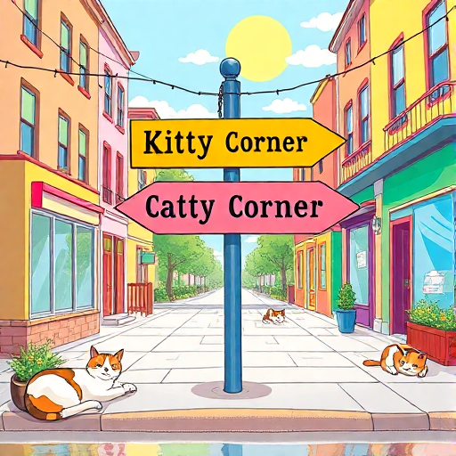 Is It Kitty Corner or Catty Corner?