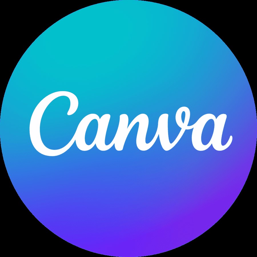 canva for 3D text effect logo