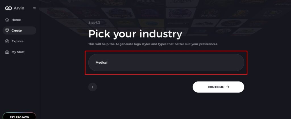 choose your industry 