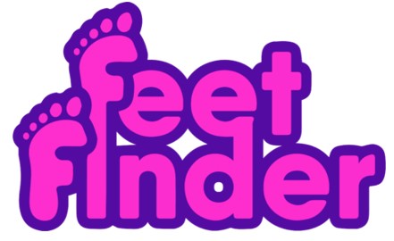 feet finder pink logos