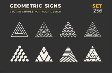 geometric triangle logos