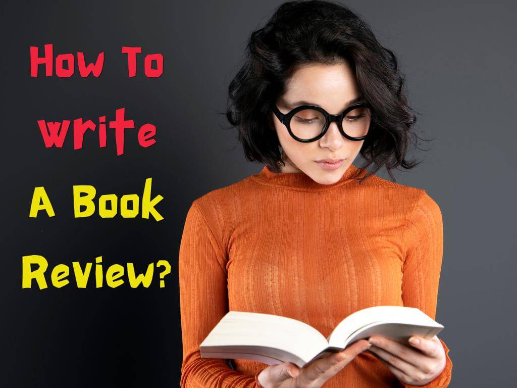 how to write a book review a woman is reading