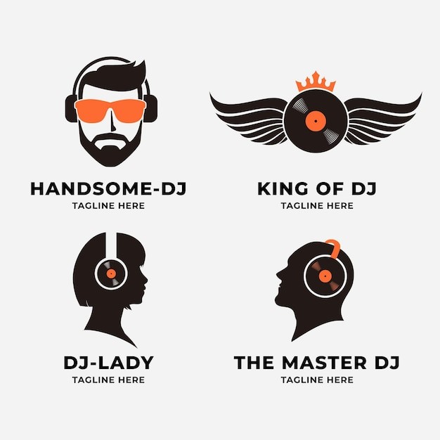 layout of dj logos