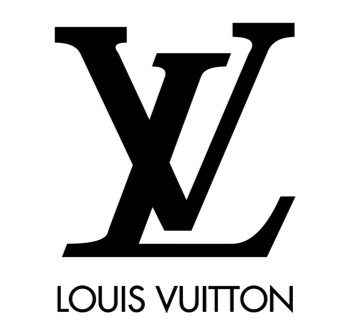 louis vuitton black logos