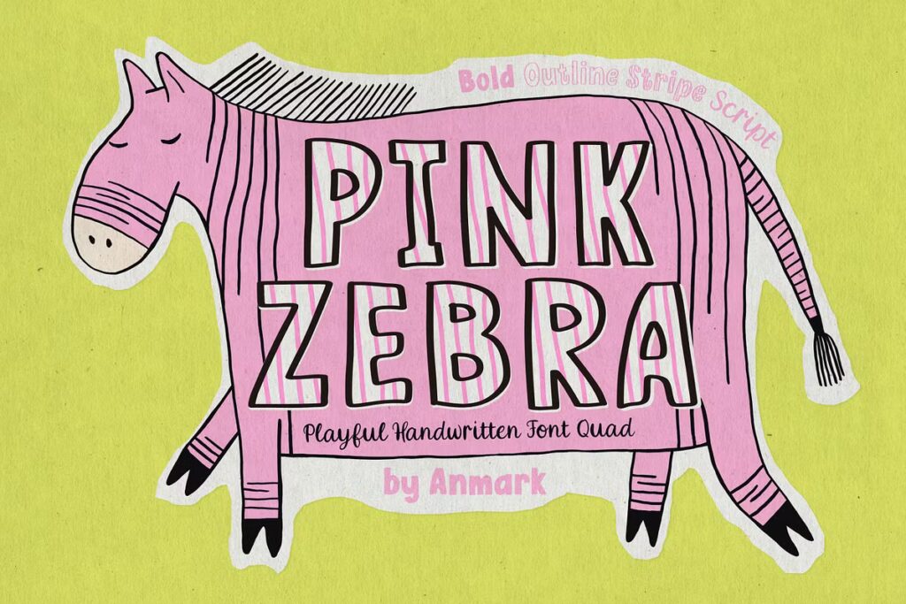 Pink Zebra fofnt
