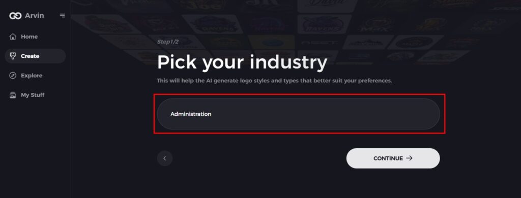 pick your industry