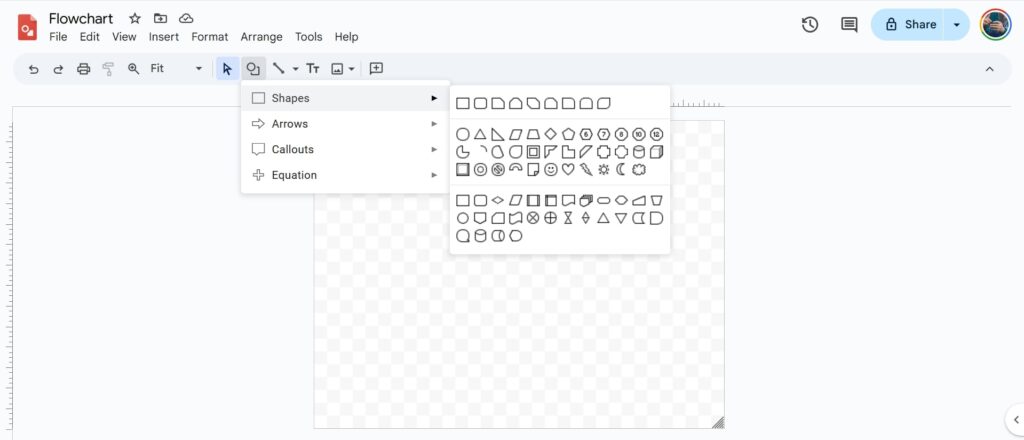 visio alternatives google drawings