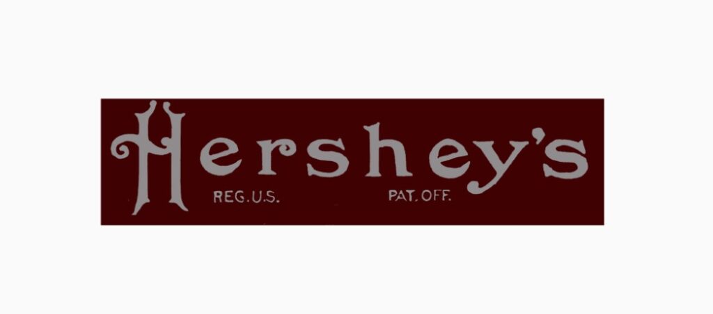 1906 hershey's logo