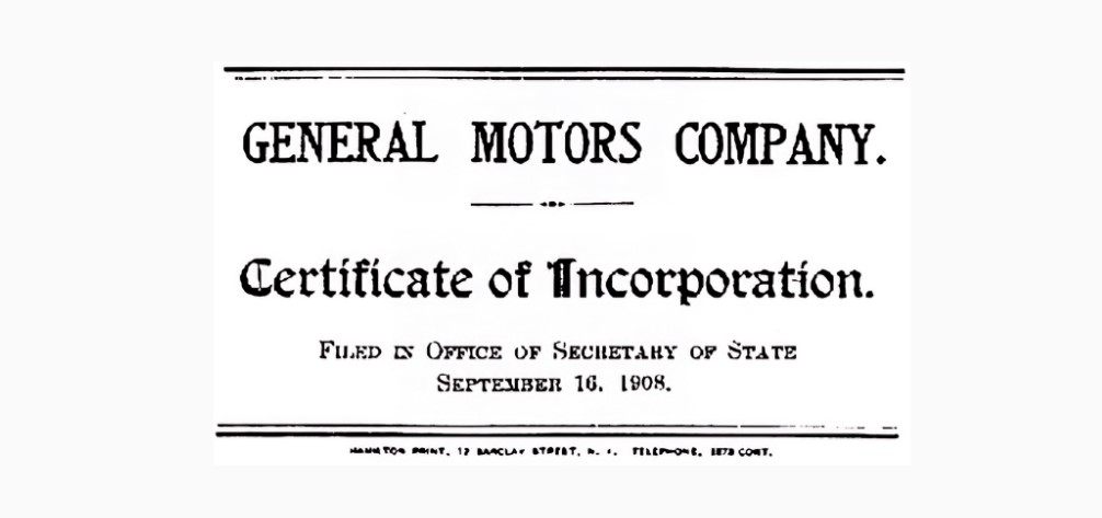 1908 general motors logo