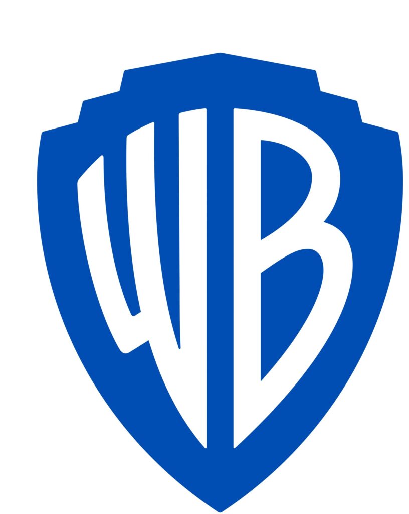 Movie company logos: Warner Bros. Pictures A golden shield with the initials “WB” at the center