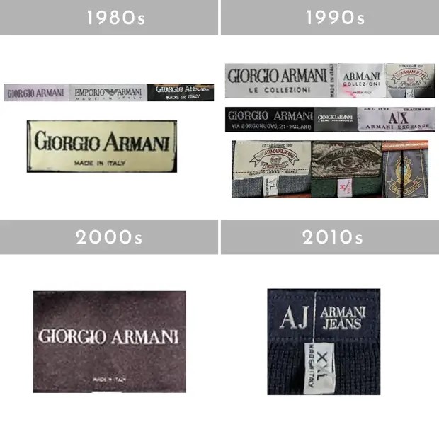 armani logo history