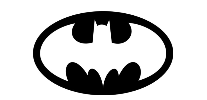 batman white logos