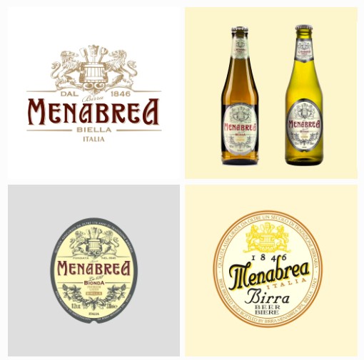 birra menabrea beer logo