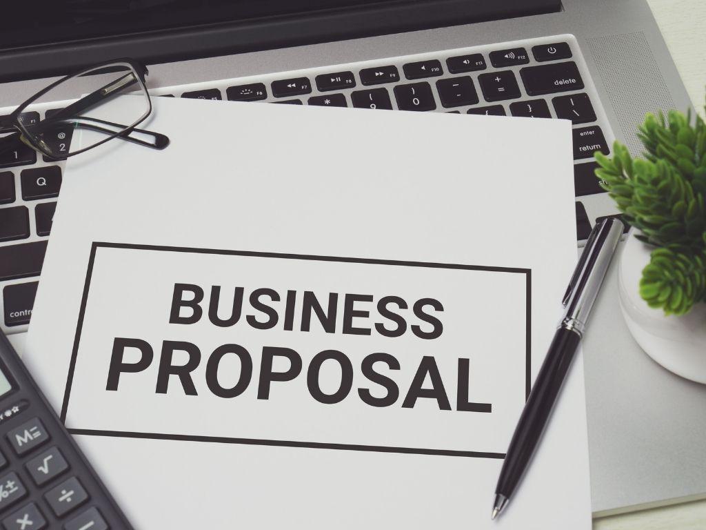 A file saying business proposal