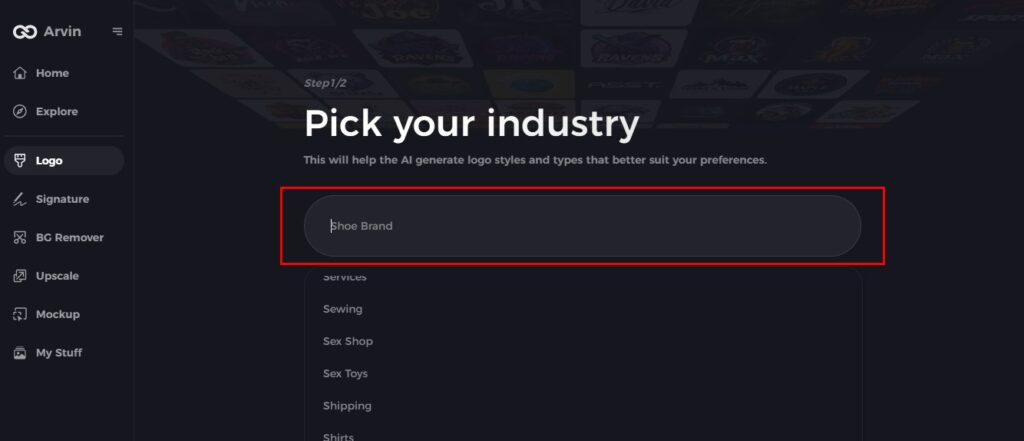 choose your industry