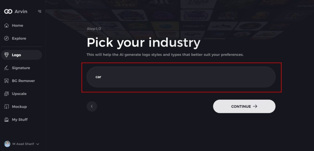 choose your industry